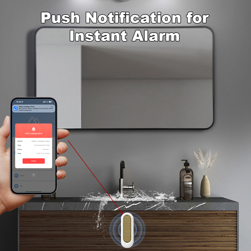 Smart Life Tuya WIFI Rain Detector Sensor | IP55 Outdoor Rainproof | 3V