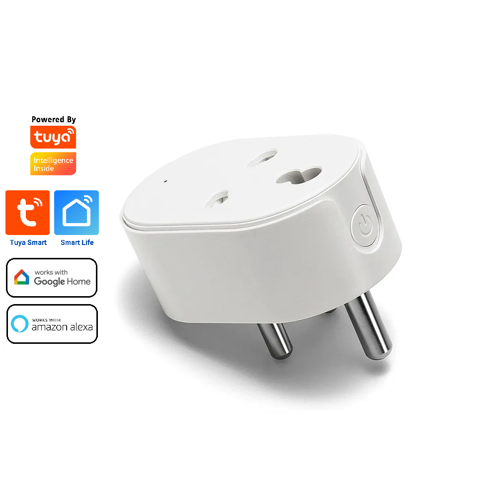 Smart Life Tuya WIFI 1CH 16A 3500W 3 Pin / 2 Pin Plug Switch w/ Power Monitoring