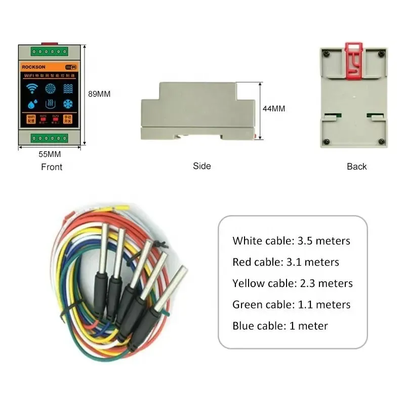 Smart Life Tuya WIFI Water Level Controller with 2 Relay outputs 220V 10A & 2A