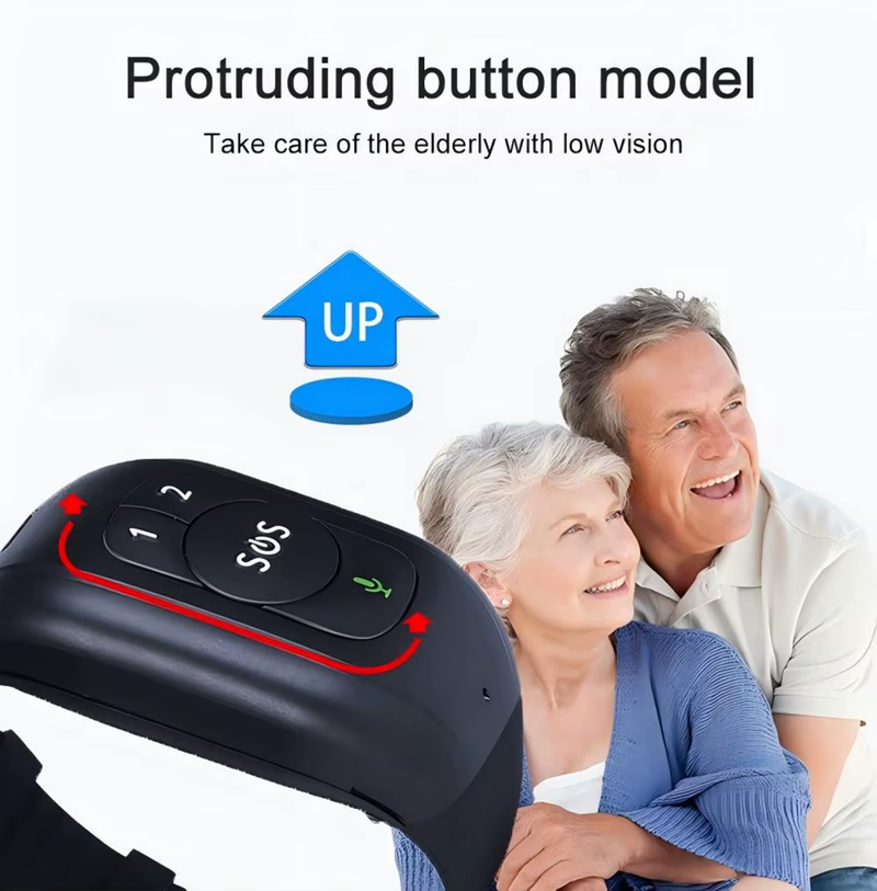 4G GPS Watch Child Elderly Safety Real-Time Tracker, SOS Button, Voice Calling & Health Monitor