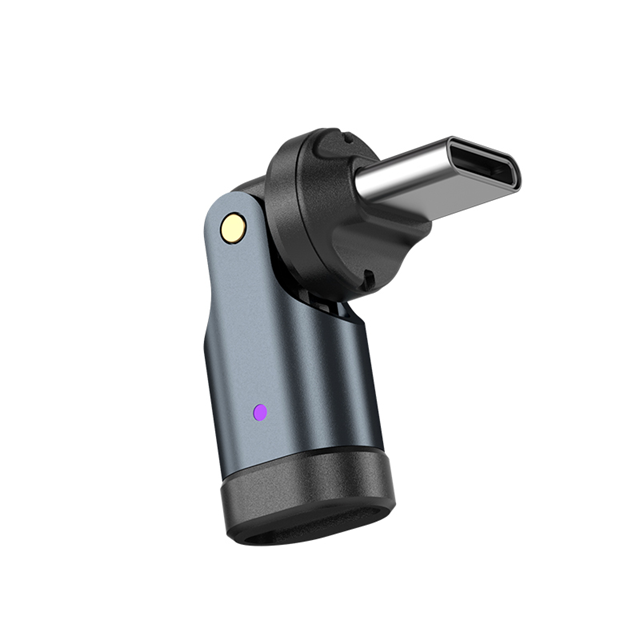 USB C to USB C Adaptor | 240W 48V 5A | Data Transfer Fast Charging | 360° 180° Rotatable | Black