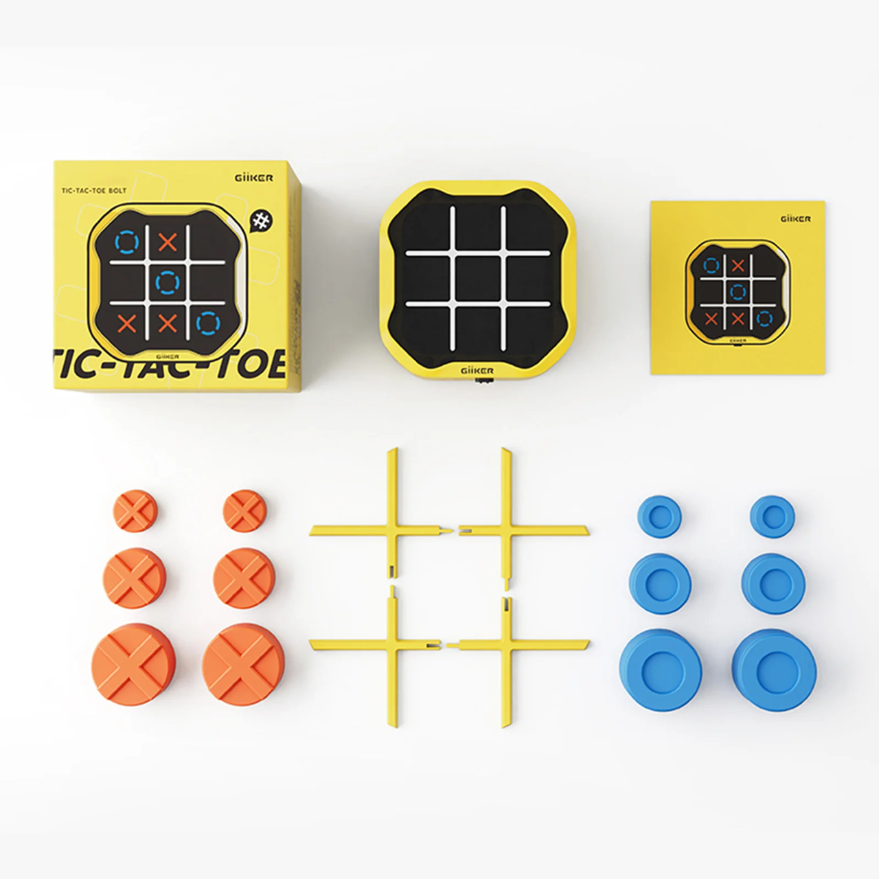 GiiKER Tic‑Tac‑Toe Bolt – Smart 3‑in‑1 Game with AI & Memory Training | STEM Toy for Kids 3+