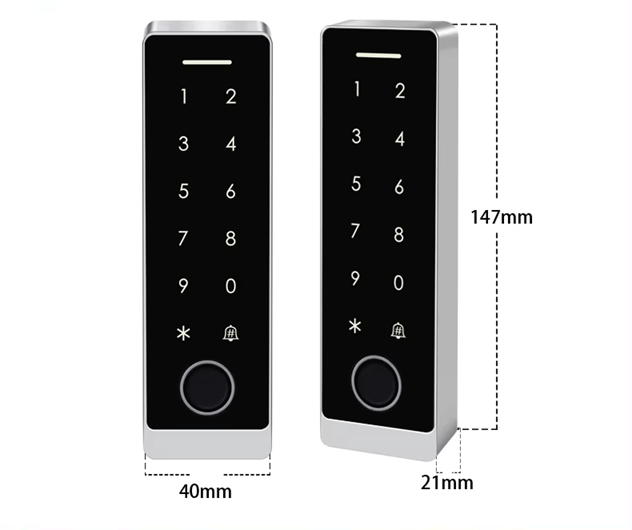Smart Life Tuya WIFI Access Control 12V Fingerprint Keypad Card Doorbell | IP66 | DLHF7
