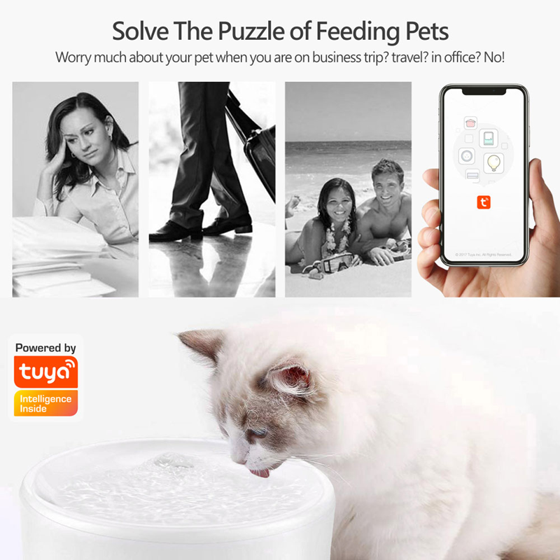 Smart Pet Water Fountain 2L – Automatic Cat & Dog Water Dispenser with Filter | 5V