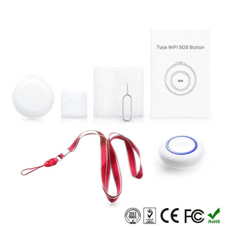 Smart Life Tuya WIFI SOS Button w/ RF433Mhz | Rechargeable