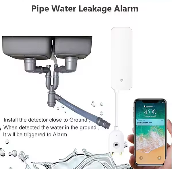 Smart Life Tuya WIFI Wireless Water Leak Flood Detector Sensor | 3V