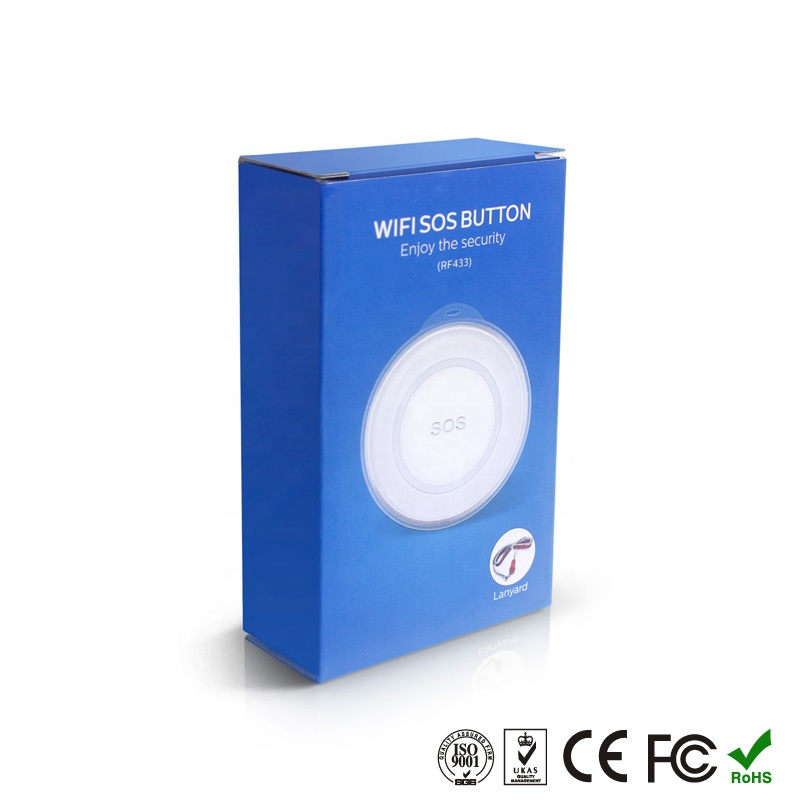 Smart Life Tuya WIFI SOS Button w/ RF433Mhz | Rechargeable