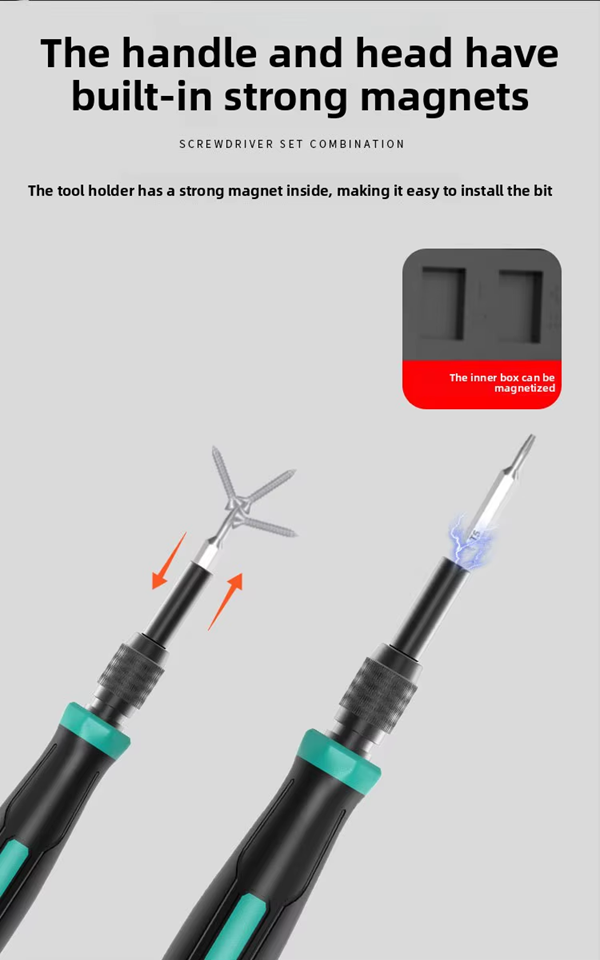 152 in 1 Precision Screwdriver Set w/ 140 Magnetic Bits Tool Kit w/ Carry Case | Black
