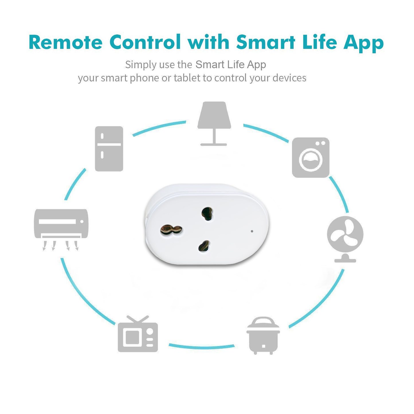 Smart Life Tuya WIFI 1CH 16A 3500W 3 Pin / 2 Pin Plug Switch w/ Power Monitoring