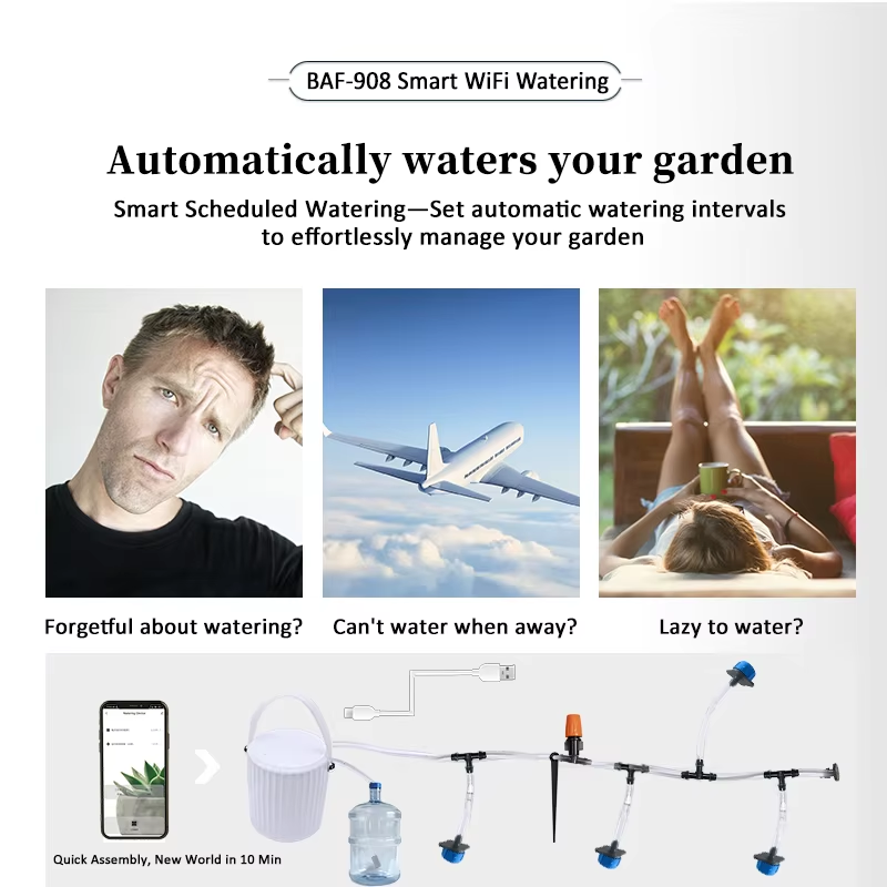 Smart Life Tuya WIFI 1CH Watering Pump Drip Sprinkler Irrigation System | 5V