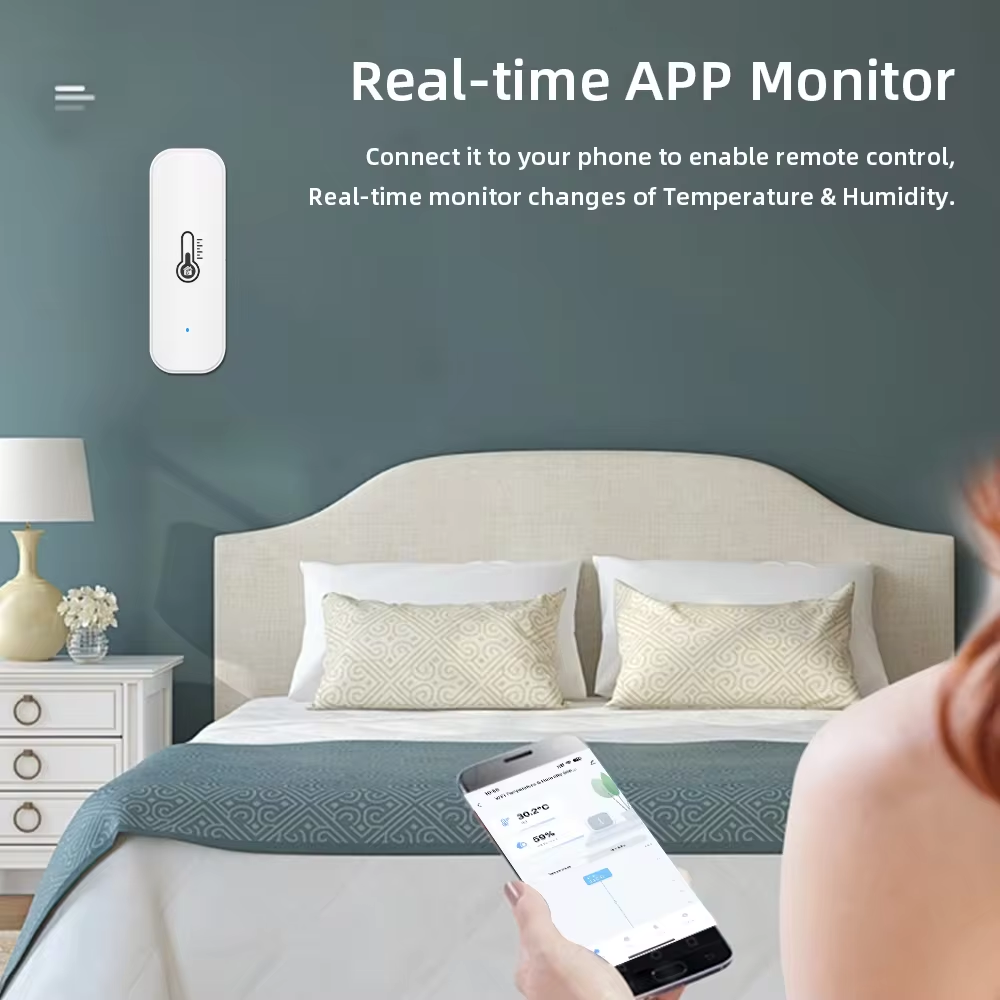 Smart Life Tuya Bluetooth Temperature & Humidity Sensor | 3V