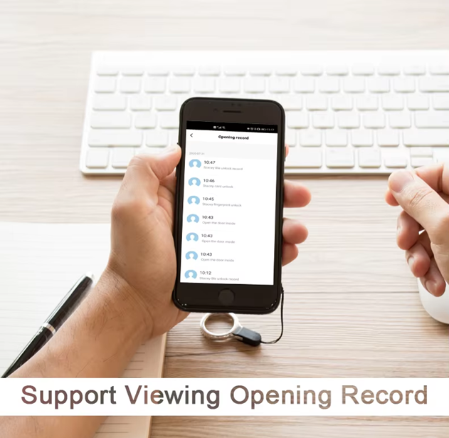 Smart Life Tuya WIFI Access Control 12V Fingerprint Keypad Card Doorbell | IP66 | DLHF7