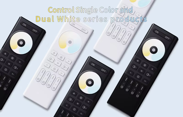 Wireless 2.4G RF Remote Controller | 4 Zones | CCT | Dimming | 3V | RC02RF | White