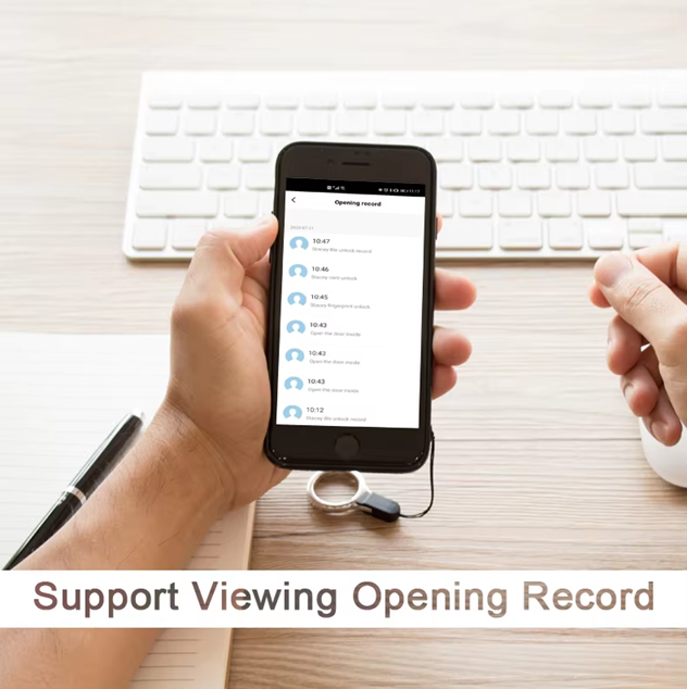 Smart Life Tuya WIFI Access Control 12V Fingerprint Keypad Card Doorbell | IP66 | DLHF8