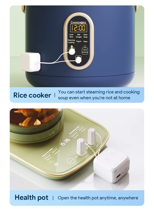 Smart Life Tuya Bluetooth 2CH Fingerbot Smart Button Pusher for Touch Screens, Switches, Appliances