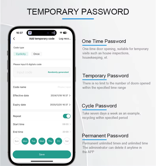 Smart Life Tuya WIFI Access Control 12V Face Keypad Card Doorbell | IP66 | DLV3