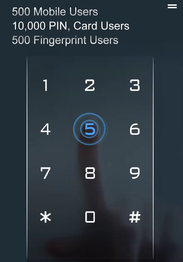 Smart Life Tuya WIFI Access Control 12V Fingerprint Keypad Card Doorbell | IP66 | DLHF8