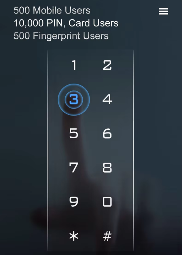 Smart Life Tuya WIFI Access Control 12V Fingerprint Keypad Card Doorbell | IP66 | DLHF7