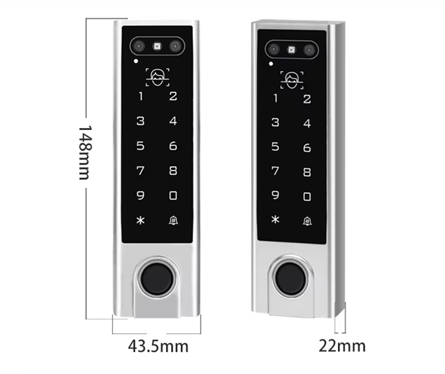 Smart Life Tuya WIFI Access Control 12V Face Fingerprint Keypad Card Doorbell | IP66 | DLVF3