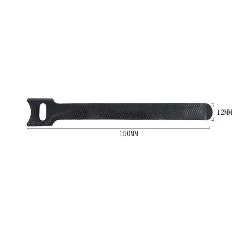 Re-usable Velcro Cable Ties 12 x 150mm | Black | 20 Pieces