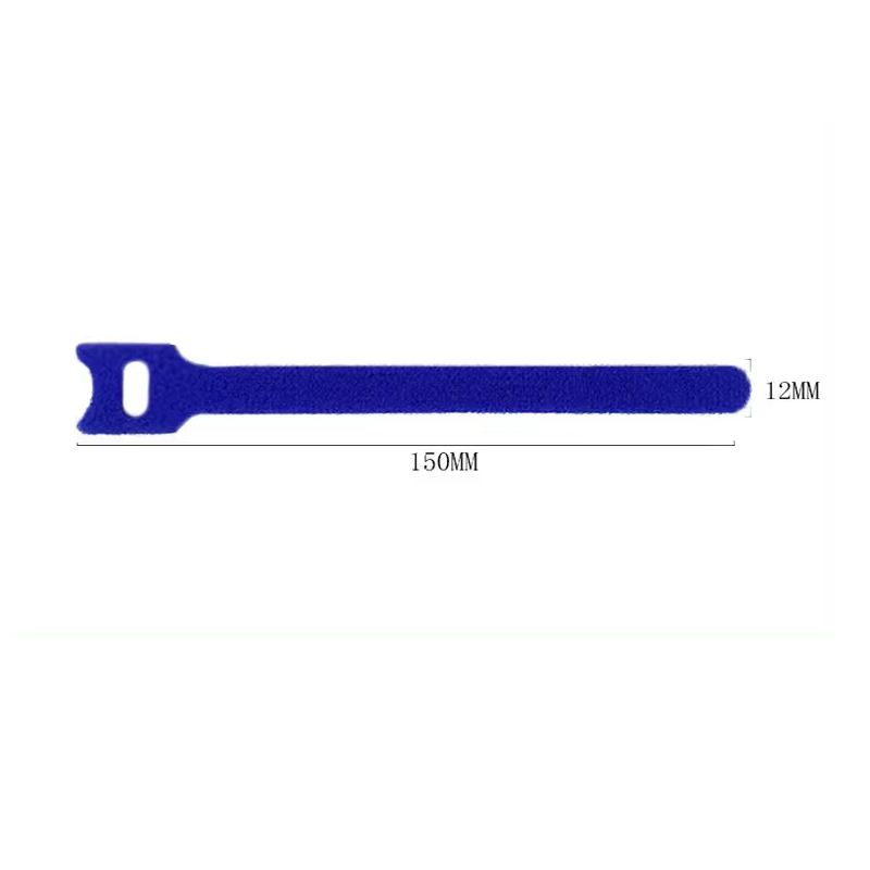 Re-usable Velcro Cable Ties 12 x 150mm | Blue | 20 Pieces