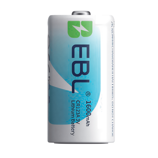 EBL CR123A Lithium Battery | 3V | 1600mAh | 1 Pack