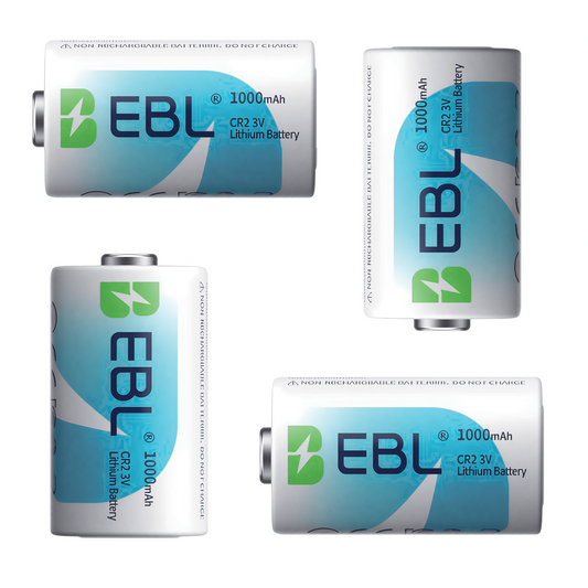 EBL CR2 Lithium Battery | 3V | 1000mAh | 4 Pack