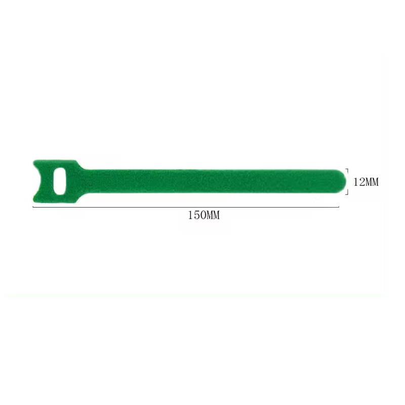 Re-usable Velcro Cable Ties 12 x 150mm | Green | 20 Pieces