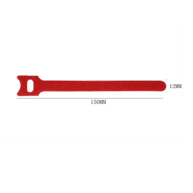 Re-usable Velcro Cable Ties 12 x 150mm | Red | 20 Pieces