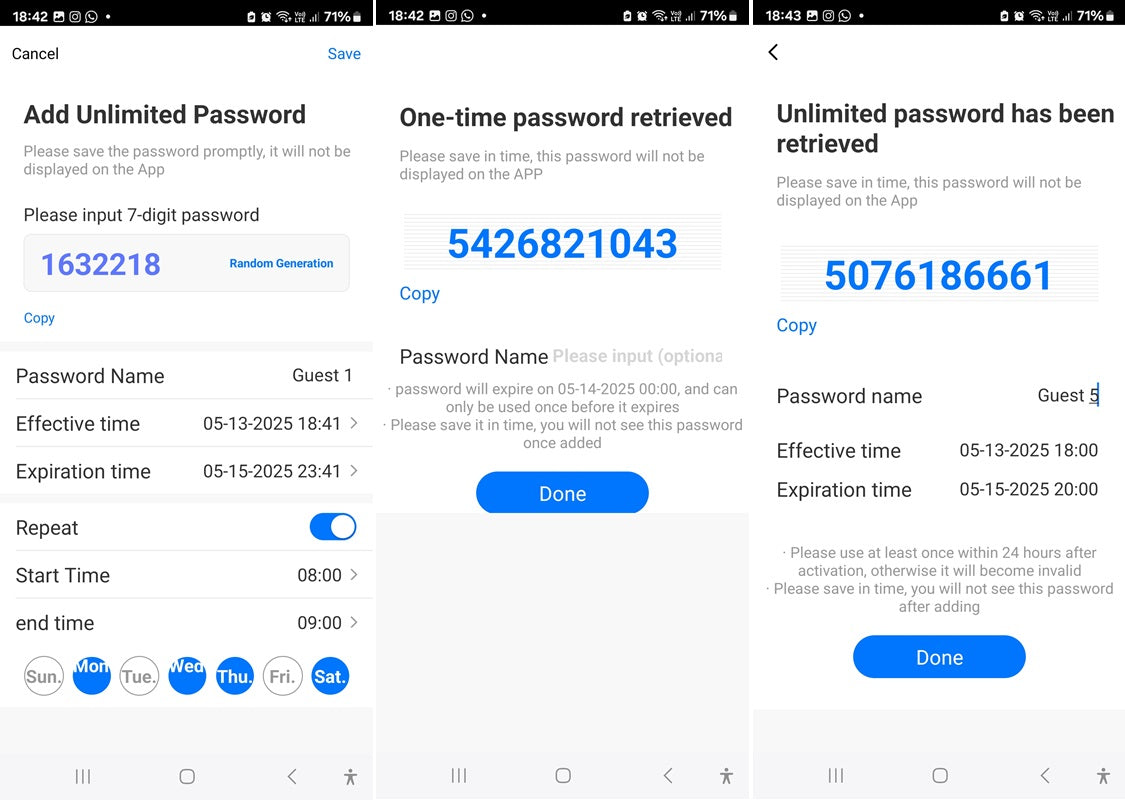 Smart Life Tuya WIFI Door Handle Face Fingerprint Keypad Card Video Doorbell Intercom Lock | D14 Pro