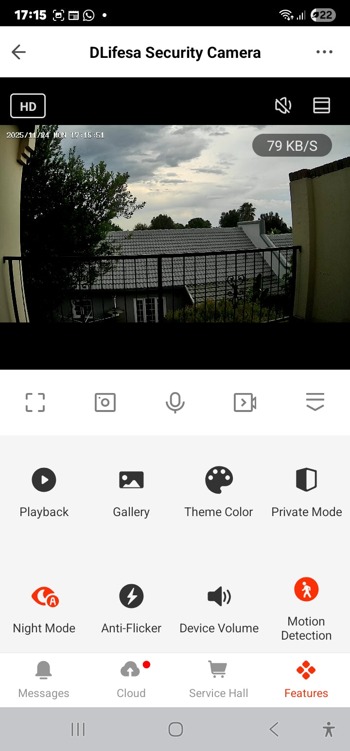 Smart Life Tuya WIFI 3MP HD Bullet CCTV Camera w/ 2 way audio | IP65 Rainproof | 5V