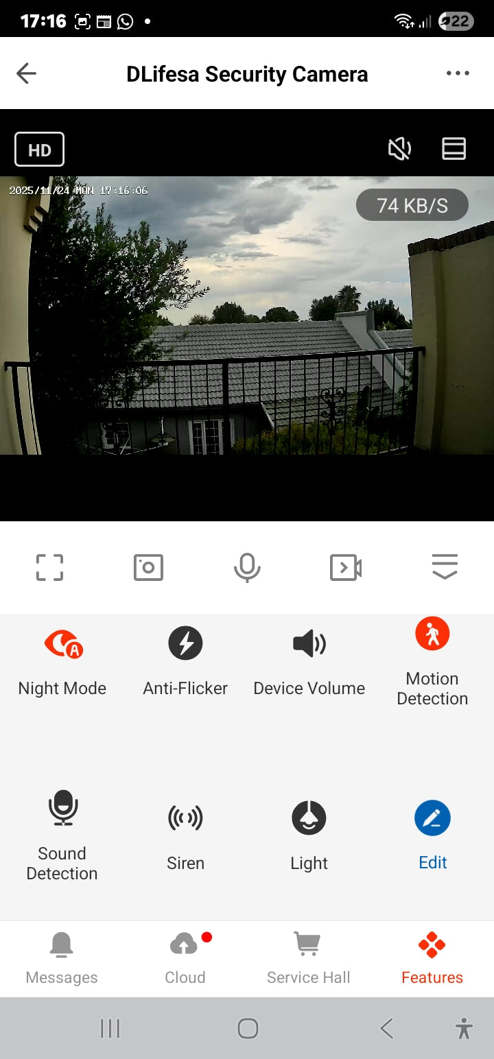 Smart Life Tuya WIFI 3MP HD Bullet CCTV Camera w/ 2 way audio | IP65 Rainproof | 5V