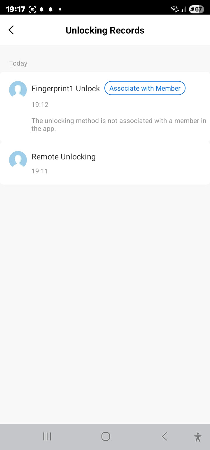 Smart Life Tuya WIFI Door Handle Fingerprint Keypad Card Lock | S1 | Black