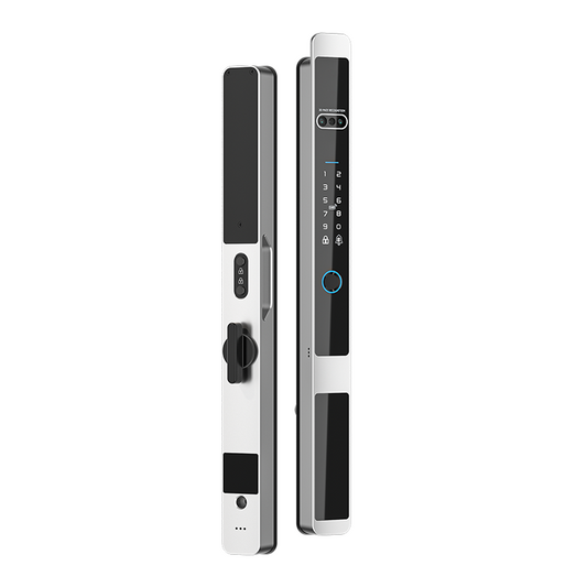 Smart Life Tuya WIFI Access Control Face Fingerprint Keypad Card Video Doorbell Intercom Handle Lock