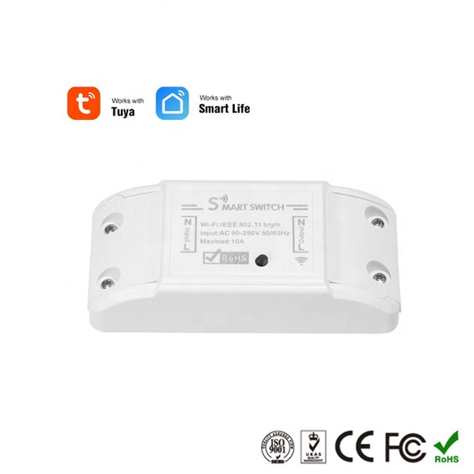 Smart Life Tuya WIFI 1CH 10A 2200W 2.2KW Switch