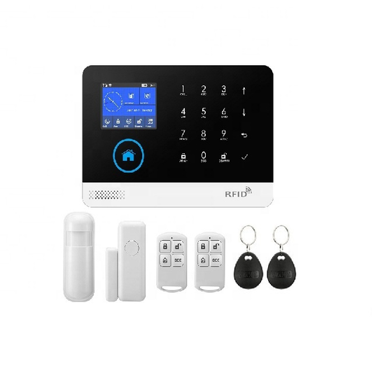 WIFI Control Smart Life Tuya WG103T 2G GSM Alarm System (Black)