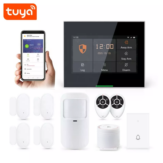 Smart Life Tuya WIFI H502 4G SIM Card Touch Screen Alarm System | 5V