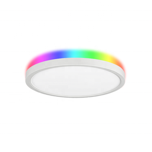 WIFI Control Smart Life Tuya LED Ceiling Light 24W CCT + 10W RGB