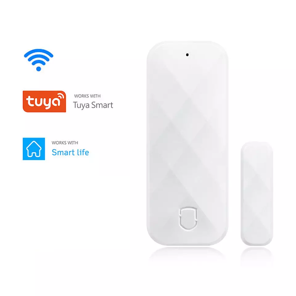 WIFI Control Smart Life Tuya Wireless Door Window with Vibration Sensor