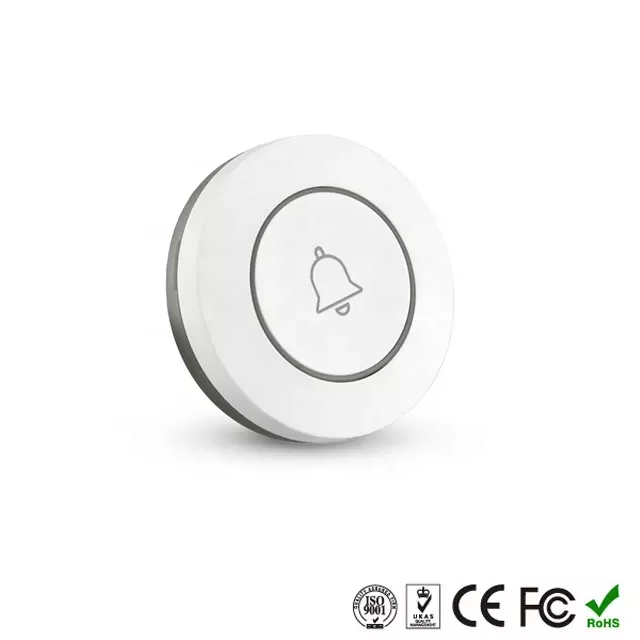 Wireless Doorbell Button for H3 or H502 Siren Alarm System