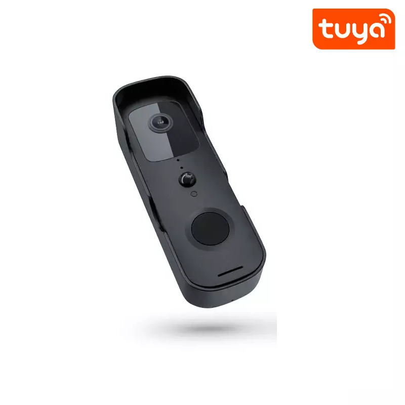 Smart Life Tuya WIFI Waterproof HD Video Doorbell w/ Indoor Chime Speaker (Black)