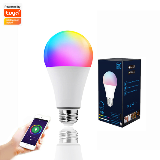 BENEXMART Benexamrt Tuya Zigbee 3.0 - Bombilla LED inteligente E14 de 5 W,  RGBW, regulable, Smart Life Alexa Google Home Smartthings (paquete de 6)