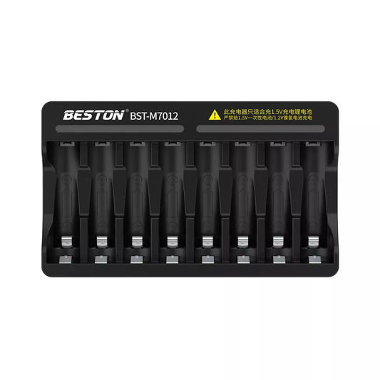 BESTON M7012 Rechargeable Lithium Battery Smart Charger for BESTON AA AAA 1.5V Batteries | 8 Slot