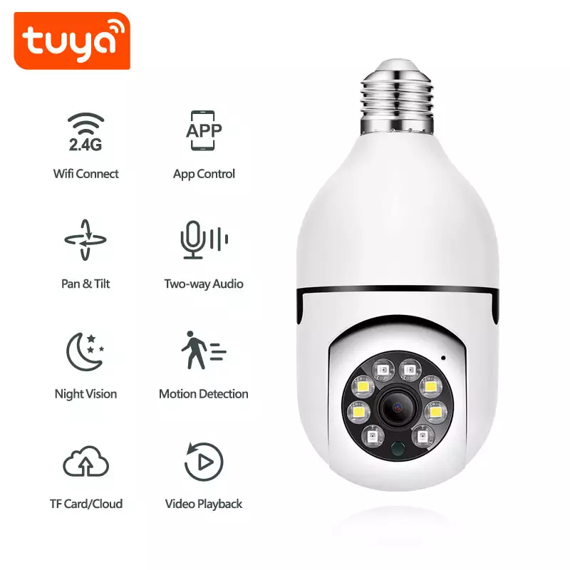 Smart Life Tuya WIFI 3MP PTZ Indoor CCTV Camera w/ 2 way audio