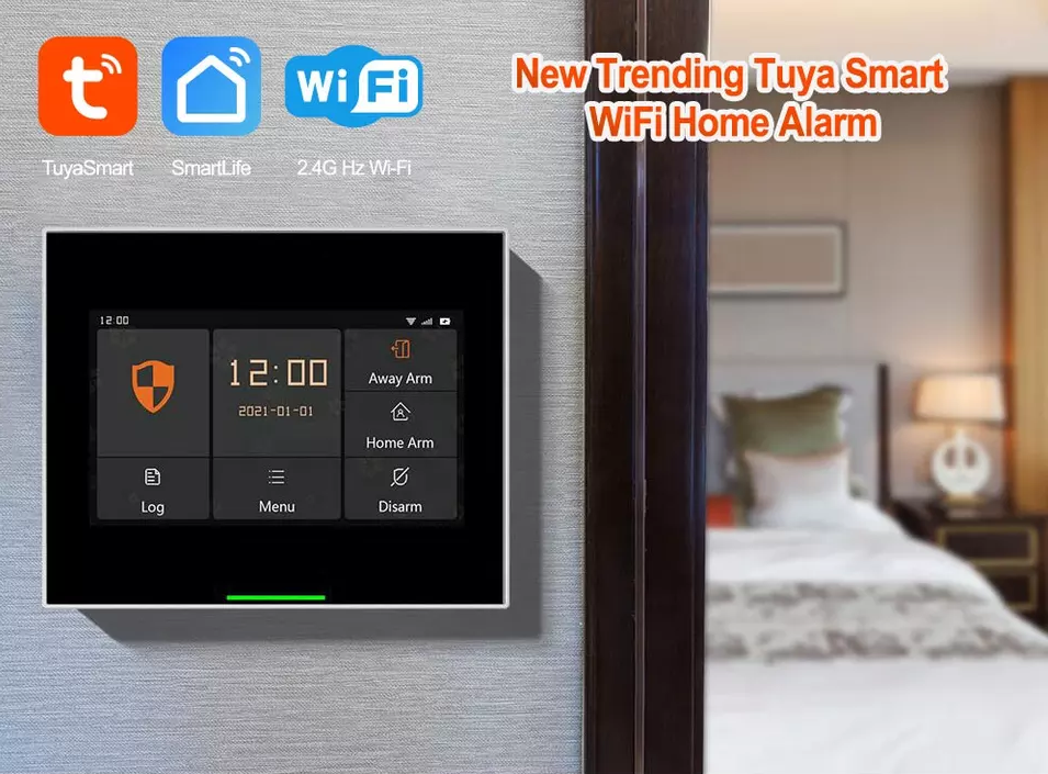 Smart Life Tuya WIFI H502 4G SIM Card Touch Screen Alarm System | 5V