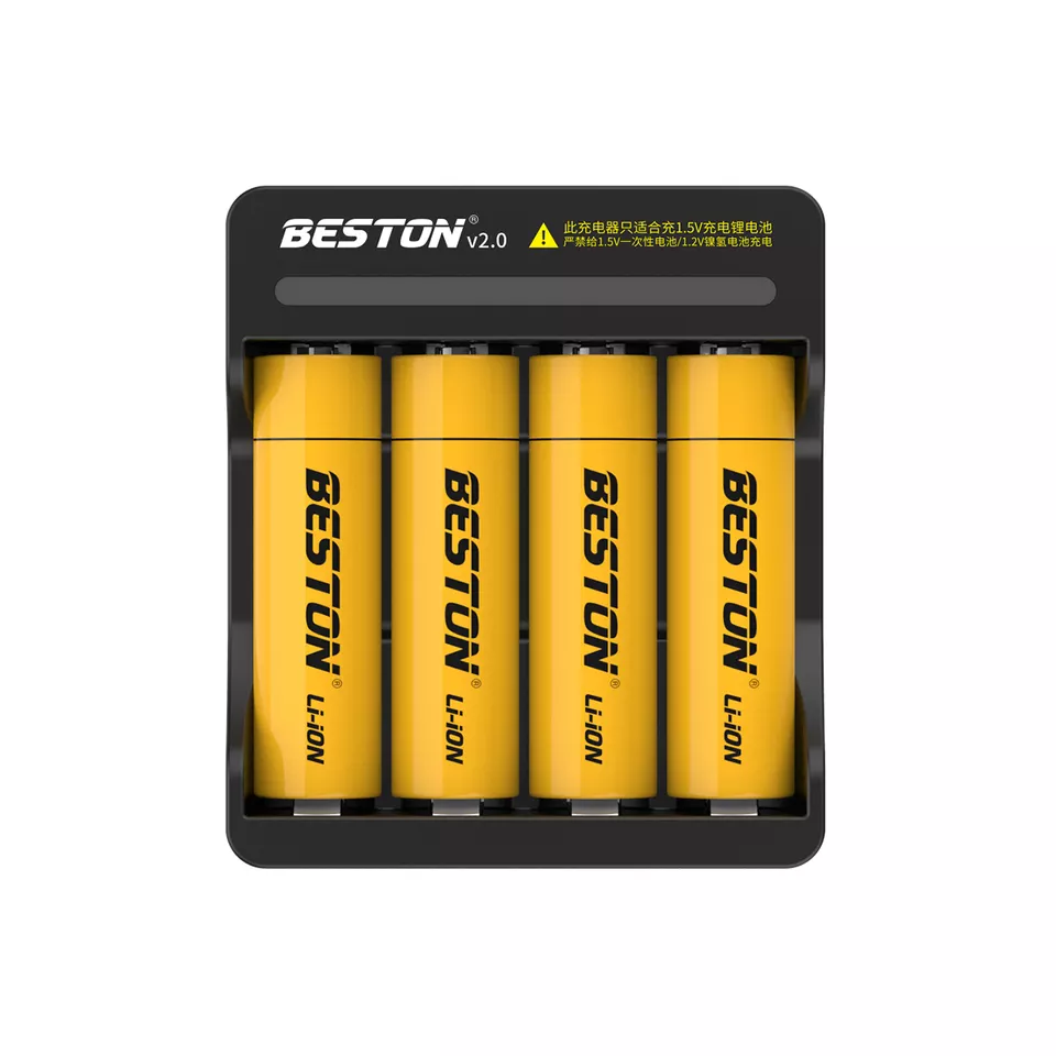 BESTON M7011 Rechargeable Lithium Battery Smart Charger for BESTON AA AAA 1.5V Batteries | 4 Slot