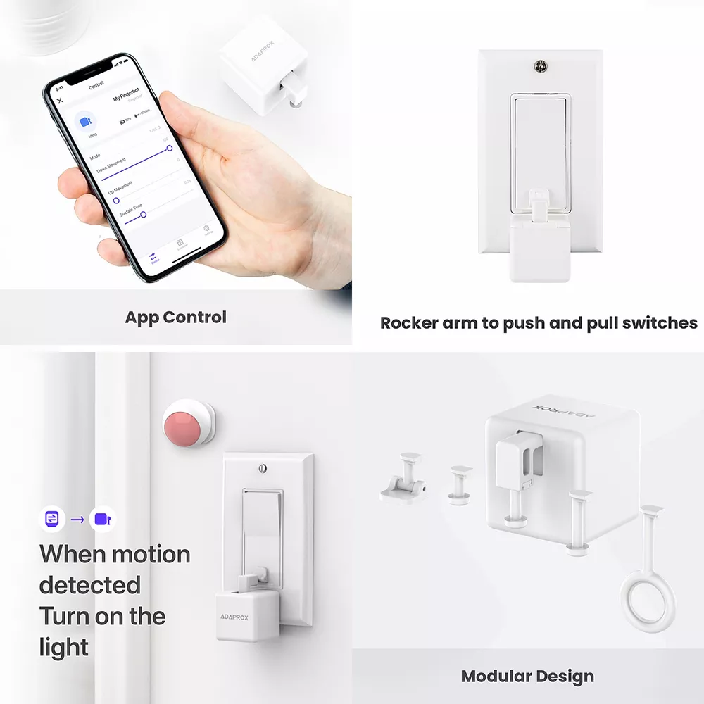 Smart Life Tuya Bluetooth Fingerbot Small Robot Switch Press