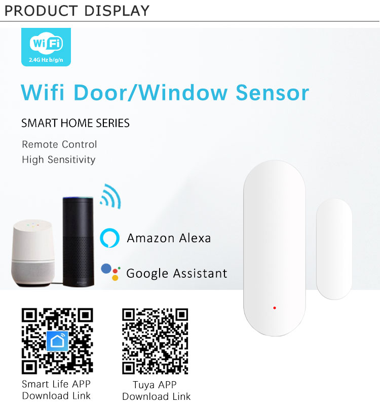 Smart Life Tuya WIFI Wireless Door / Window Detector w/ Light Lux Sensor | 3V