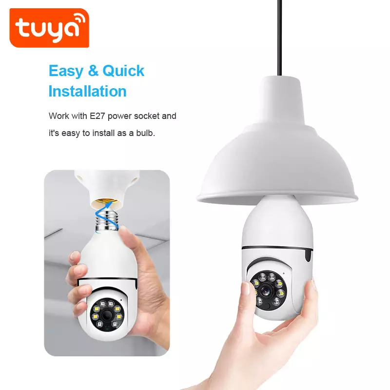 Smart Life Tuya WIFI 3MP PTZ Indoor CCTV Camera w/ 2 way audio