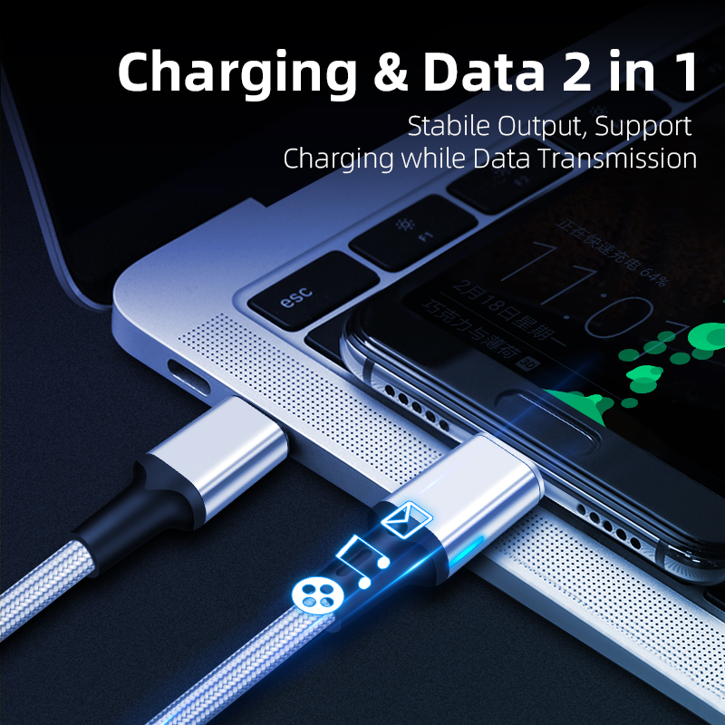 Magnetic Cable PD 20V 5A 100W Mobile & Laptop Ultra Fast Charging & Data 1.8m Type C to Type C